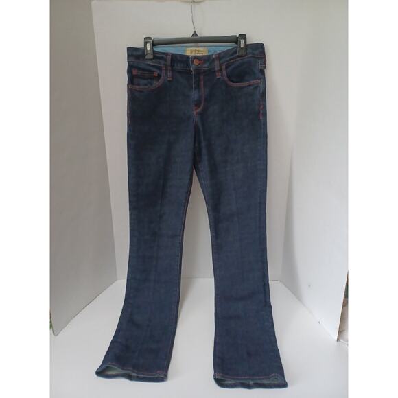 RARE Anthropologie Holding Horses Dark Selvedge Denim Straight Leg‎ Womens W30 - Picture 2 of 8